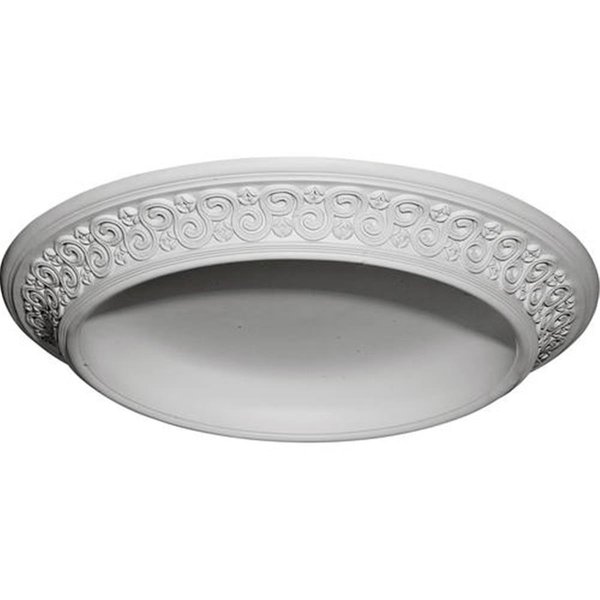 Dwellingdesigns 34.50 in. OD x 25 in. ID x 3.50 in. D Bedford Surface Mount Ceiling Dome DW69038